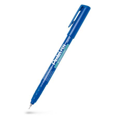 PENTEL Märkpenna perm. super fine blå - Lyreco - Kontorsmaterial - Pennor - Finelinerpennor