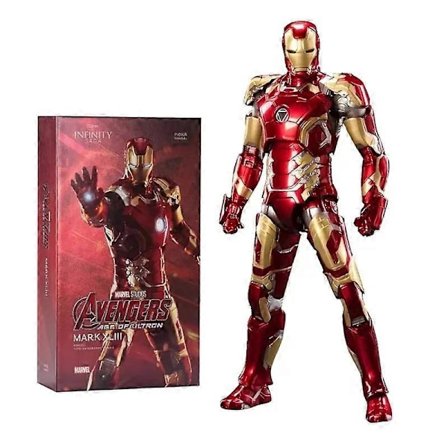 ZD toys Iron Man Action Figur Iron Patriot MK1-7 MK17 MK33 MK85 MK30 War Machine Legends Avengers Tony Stark Samle legetøj Gave-Perfekt