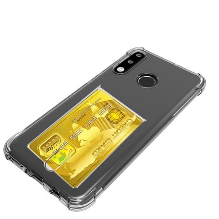 Huawei P30 Lite - Stötdämpande Skal med Kortfack