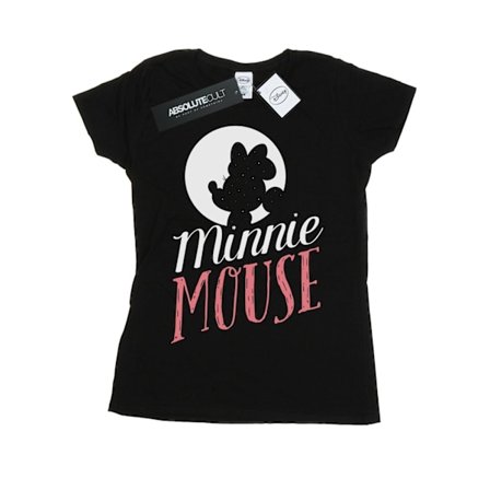 Disney Womens/Ladies Minnie Mouse Moon Silhouette Bomull T-Shir