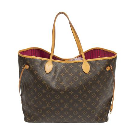 Louis Vuitton Vintage, Neverfull GM Bruin, Dames, Maat:ONE Size