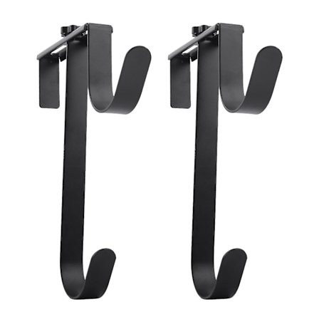 2 st Poolstångshängare Justerbar Bredd Tillbehör för Staket Utomhus Tungt