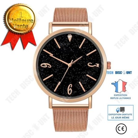 Armbandsur - TD - Avslappnad och Affärs - Kvarts - Metall - Svart