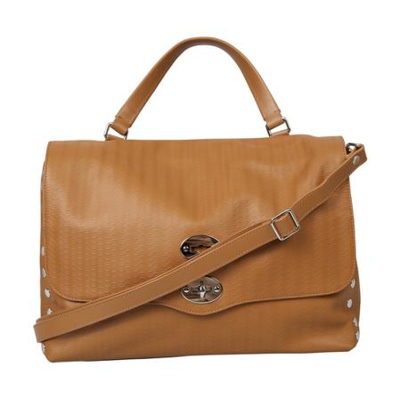 Zanellato, Postina M tote bag Bruin, Dames, Maat:ONE Size,leer