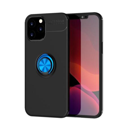 iPhone 12 Pro Max - Ring Skal - Svart/Blå Svart/Blå Svart/Blå