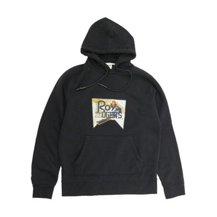 Roy Roger's Hoodies Sort, Herre, Størrelse: L