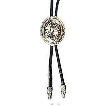Herre Metal Blomst Fjer Vedhæng Bolo Tie Flettet Reb Halstørklæde Halskæde Skjorte Krave Kæde Smykker Cowboy Halstøj (Style 48)