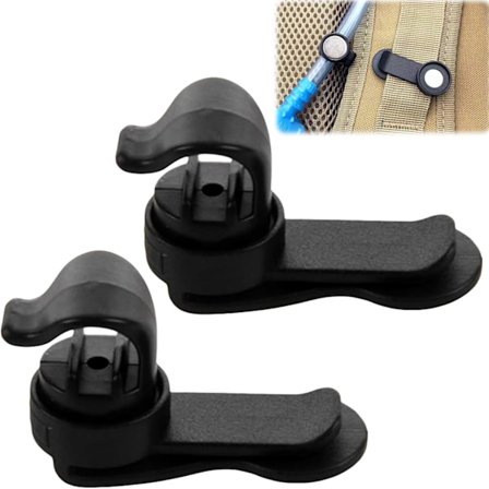 4cm Vannslangeklemmer 2 stk. Vannblære Slangeklemme Magnetiske Slangeklemmer Magnetisk Hydreringsklemme Universell Hydreringspakke Klemme Avtakbar 