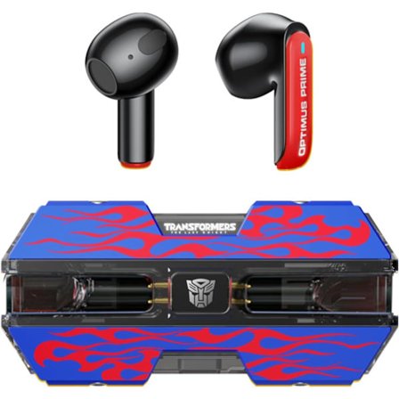 Transformers TF-T01 True Wireless Earbuds Bluetooth 5.4 Hovedtelefoner Bass Stereo Earphones, Bluetooth Earbud i Øret Støjreducerende Mikrofon, 60H 