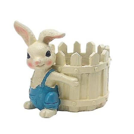 Vindushage Kanin Blomsterpotte - Søte Blomsterpotter for Innendørs Planter Stil 1