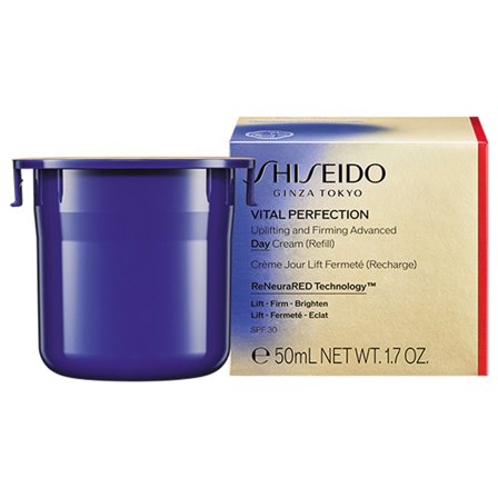 Shiseido Vital Perfection Uplifting and Firming Advanced Day Cream SPF30 Refill 50ml - Crema viso giorno lifting