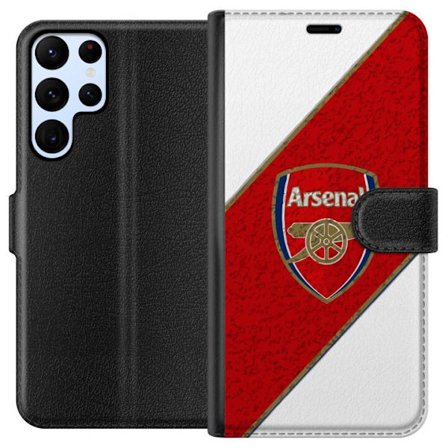 Kompatibelt Plånboksfodral till Samsung Samsung Galaxy S24 Ultra Moschino Toy teddybjörn med enkel tecknad design, brun björn med vit tröja och ty