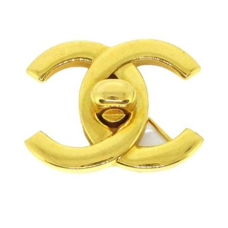 Chanel Vintage, Pre-owned Metal chanel-jewelry Geel, Dames, Maat:ONE Size