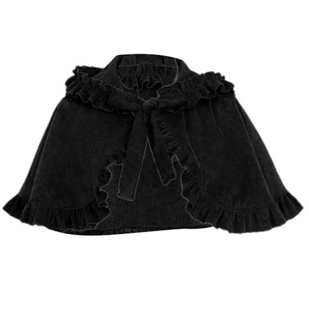 Fløjls julekapper Trendy Varme Bløde Sjaler Unisex Efterår Vinterfrakker til Kvinder og Børn Sort