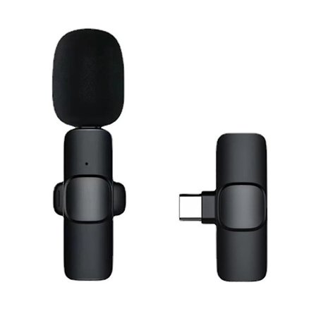Trådlös Lavalier Mikrofon Plug-and-play Trådlös Slagmikrofon