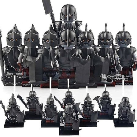8 stk. The Lord Of The Rings Dol Guldur Orcs Gundabad Orcs Mordor Orcs Minifigurer Byggeklodser Actionfigurer [DB]