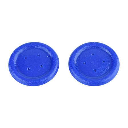 Beskyttende klæbende dækselknapper til PS4-controllergreb (blå)