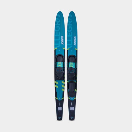 Ski nautique JOBE Allegre 59" Combo Skis Teal, 150 cm, bleu + fixations, convient aux skieurs jusqu'à 55 kg