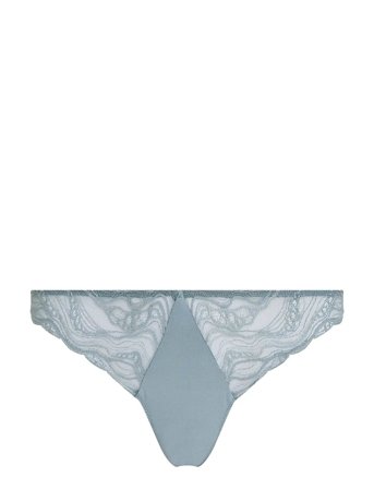 Calvin Klein Thong - Blue - L