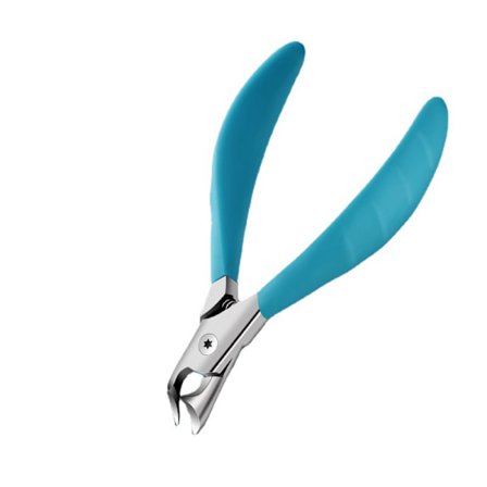 Sininen kynsileikkuri, suora terä sisäänkasvaneille ja paksuille kynsille -