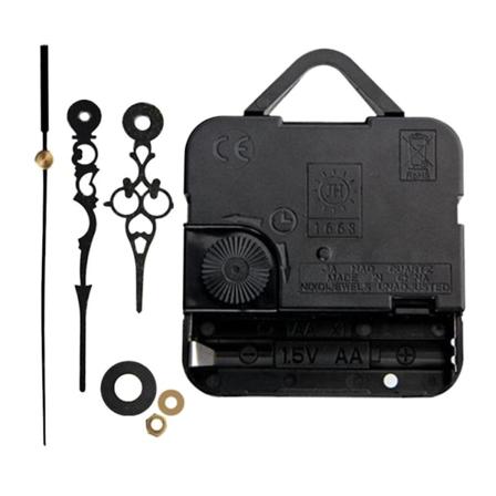 Elektrisk veggklokke Klokketilbehør Silent Clock Erstatning klokkemekanisme Tilbehør Para Celulares Klokke Viser Motor Black