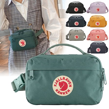 Dam Herr Liten Midjeväska i Canvas Magväska Bältesväska