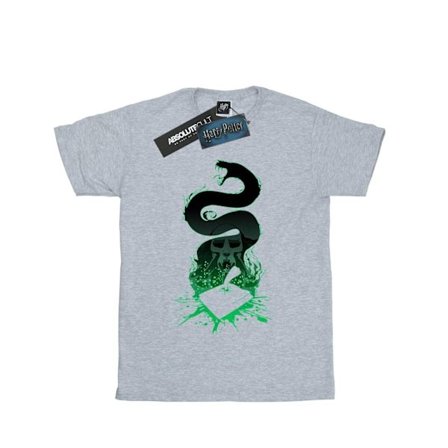 Harry Potter Boys Nagini Silhouette T-Shirt 7-8 år Sports Grå