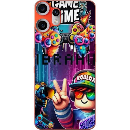 Kompatibelt Mobilskal till Nothing Nothing CMF Phone 2 Pro Söt blå Stitch-karaktär med stora öron och mjuk päls, upprepat fluffigt mönster med l