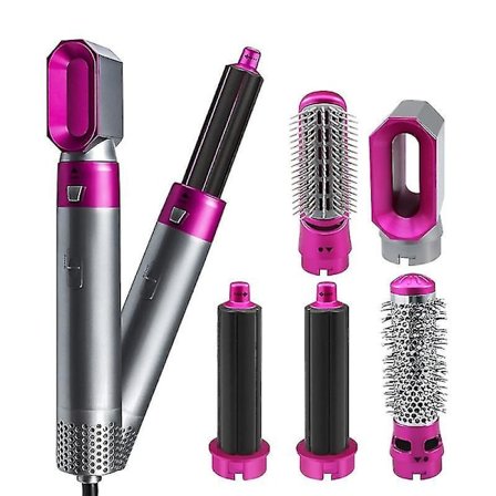 Electric Hair Styler Hair Dryers 5 In 1 Hair Curler Automatic Hair Straighteners Blow Dryer Brush