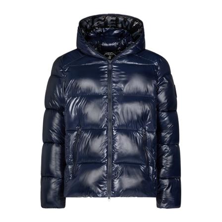 Save The Duck, Down Jackets Blauw, Heren, Maat:M