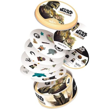 Dobble Star Wars Mandalorian | Kortspil | Alder 6+ | 2-8 spillere | 15 minutters spilletid