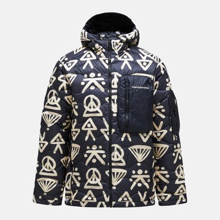 Peak Performance - Helium Utility Graphic Down Hood Jacket Men