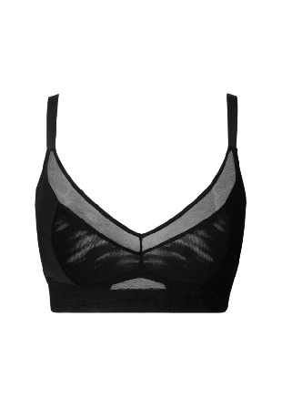 Understatement Mesh Support Bra Bh Dam Svart S