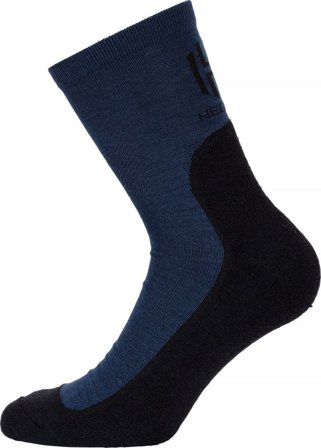 Hellner Running Mid Comfort Sock Unisex workout socks Blue 44-47
