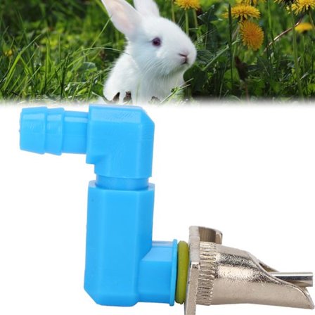 Automatisk drikkenippel for kaniner, mater, drikkesystem for mus og kaniner med T-kobling