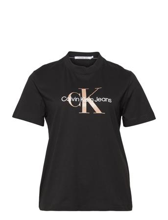 Plus Seasonal Monogram Tee Black Calvin Klein Jeans