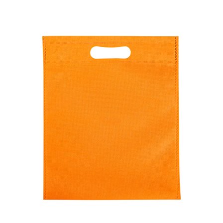 50 stk. Miljøvenlige udstansede ikke-vævede muleposer orange 25x35 cm