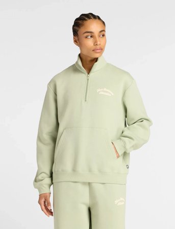 New Balance Linear Heritage Fleece Half Zip - Green - S