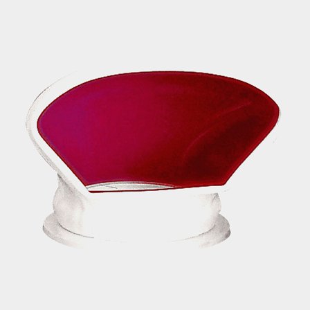 Plastimo Lufthuv set röd H140mm gängfäste (90mm)