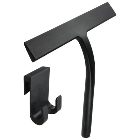 Silikonskrapa för dusch, duschblad, fönsterraka med förvaringshållare