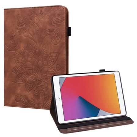 SKALO iPad 10.2 Mandala Suojakotelo - Ruskea Brown
