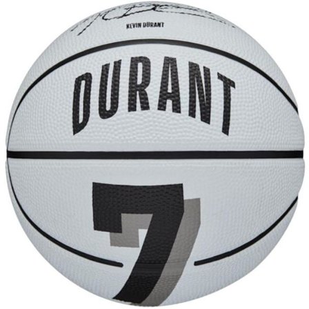 Wilson NBA-spelareikon Kevin Durant Miniboll WZ4007301XB, unisex, vit, basketbollar