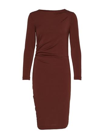 Trude Dress Polvipituinen Mekko Ruskea InWear