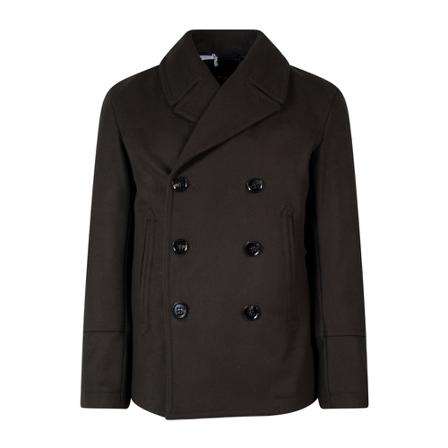 Dondup, Double-Breasted Coats Groen, Heren, Maat:L