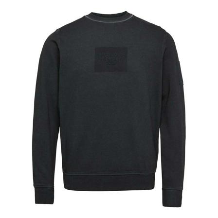 PME Legend R-neck cold-dye , Zwart , Heren , Maat: 3XL Hoodies & sweatvesten