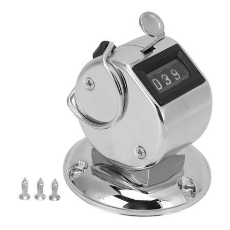 Klikker tæller 4 cifre klare bogstaver nøjagtige håndtællere klikkere med metalskal til rækken folk varer lager