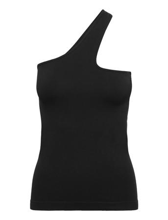 Cutout Tank.seamless T-shirts & Tops Sleeveless Svart Helmut Lang