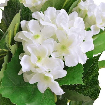 vidaXL Konstväxt Hortensia med kruka 60 cm vit
