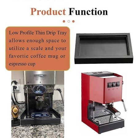 Lavprofil Tynd Drypbakke & Hul Damp Tip & Fjeder Modifikationssæt, til Gaggia Classic Pro Espres