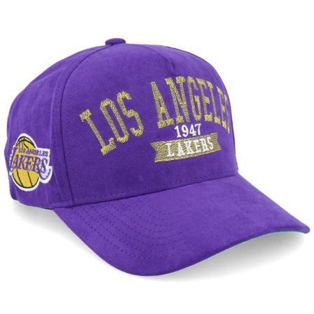 Mitchell & Ness - NBA Lila adjustable Keps - Los Angeles Lakers Shady Suede Pro Purple Adjustable @ Hatstore
